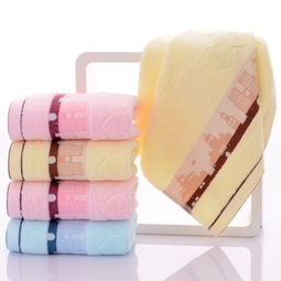 義烏國際商貿(mào)城源頭直供 時(shí)尚加厚超柔純棉毛巾，支持個(gè)性印花定制